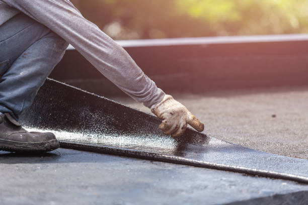Professional Waterproofing technician working in Beachwood, NJ
